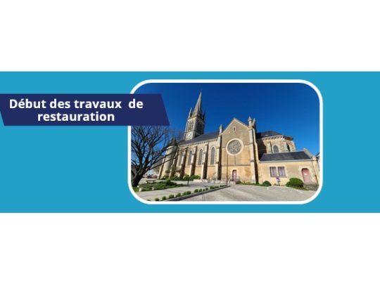 Début des travaux de restauration de l’Église communale
